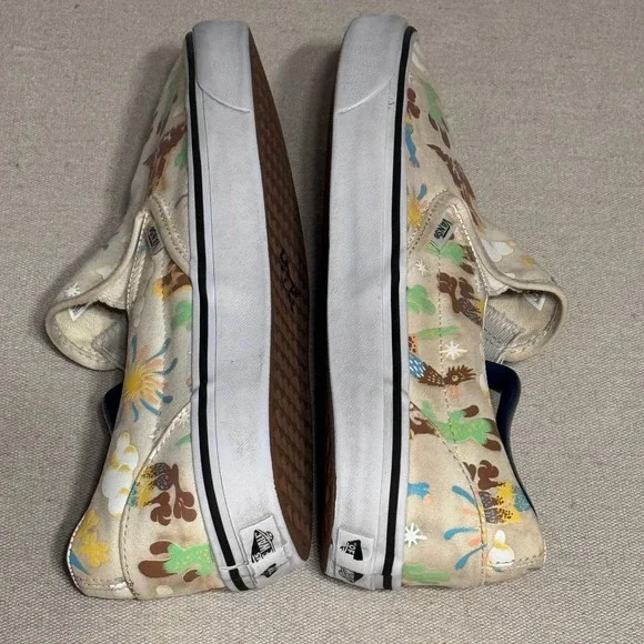 Vans Classic Slip On Desert Roadrunner Cactus Print Sneakers Mens 11.5 Womens 13 - Picture 4 of 9